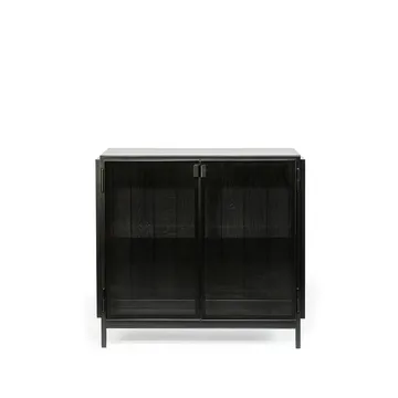 Anders sideboard - Sort 2 glaslåger/Metal - Ethnicraft