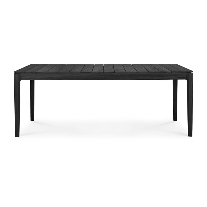Bøg outdoor spisebord sortbejdset teak - 200x100 cm - Ethnicraft