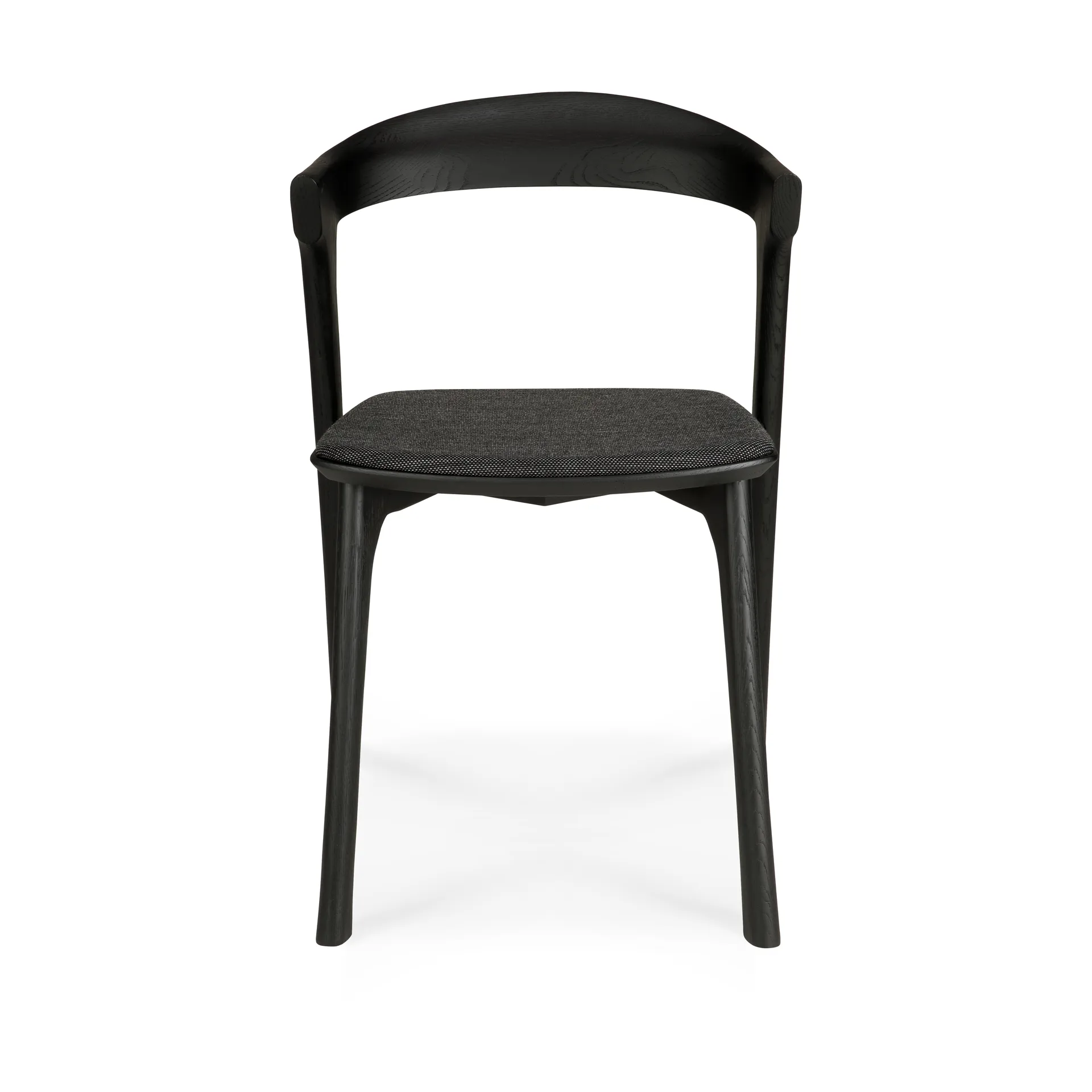 Bøg stol, Brun eg-tyg soft black Ethnicraft