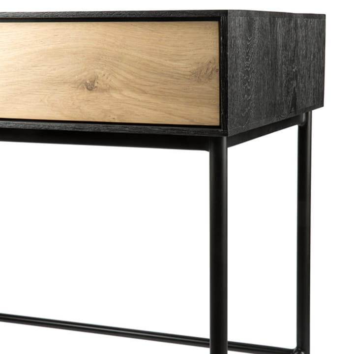 Blackbird skrivebord, Sort eg 2 skuffer/Sort understel Ethnicraft
