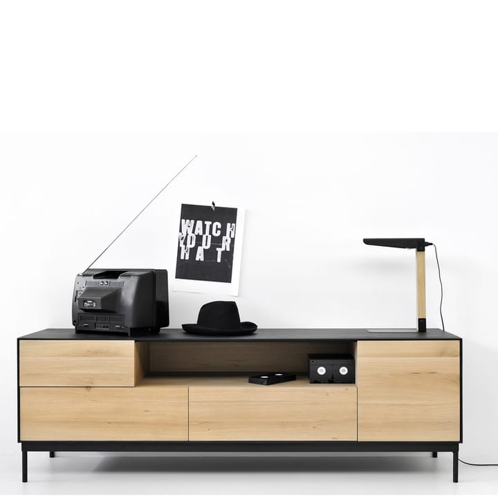 Blackbird TV-bord, Sort eg/Sorte metalben Ethnicraft