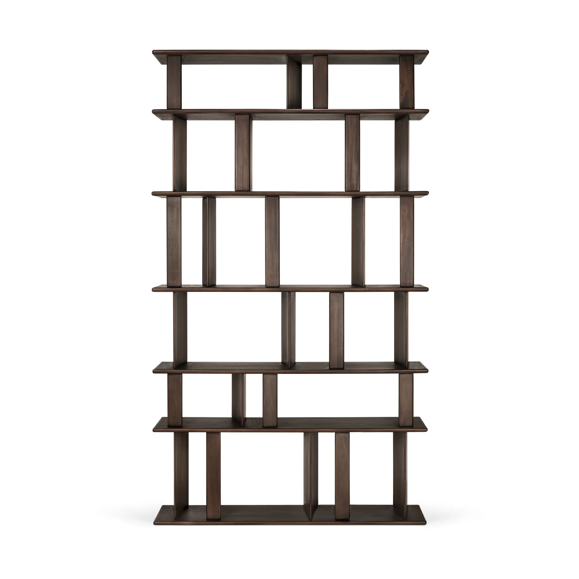 Block bogreol, Espresso matte mahogany, 120x207 cm Ethnicraft