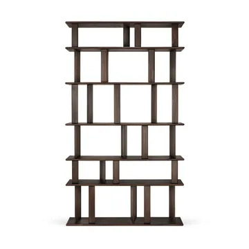 Block bogreol - Espresso matte mahogany, 120x207 cm - Ethnicraft