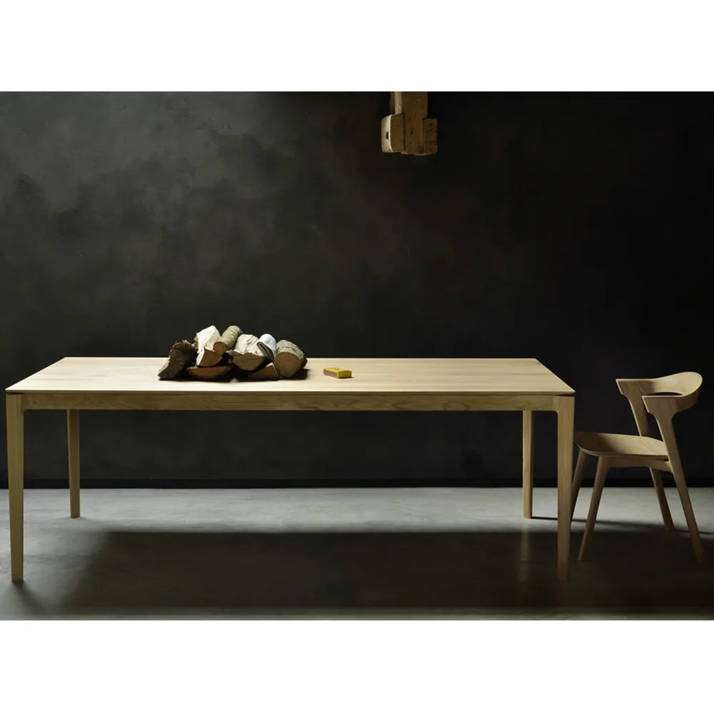 Bok spisebord 180x90 cm, Sortbejdset eg Ethnicraft