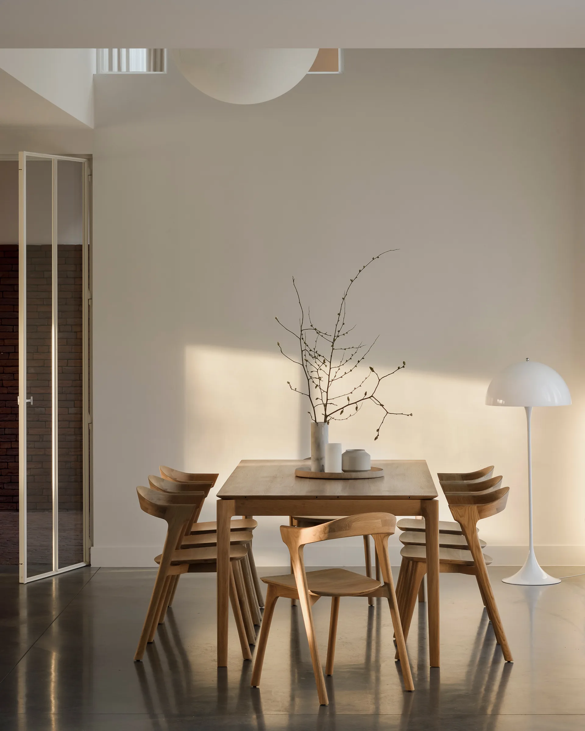 Bok spisebord 200/300x100x76 cm, Hårdvokset olieret eg Ethnicraft