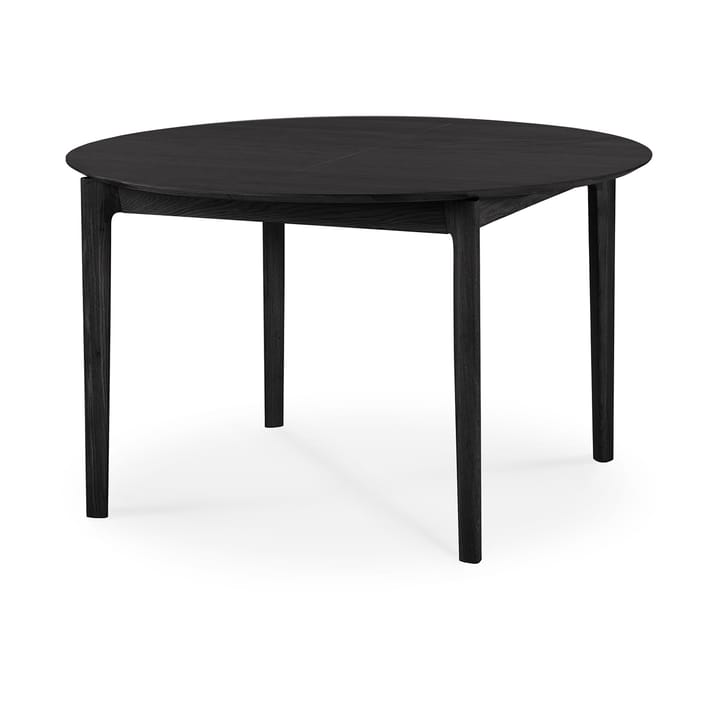 Bok spisebord ovalt 129/179x100x76 cm, Sortbejdset eg Ethnicraft