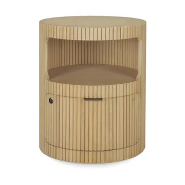 Boomerang hylde med nøglelås - Eg, Ø45 cm - Ethnicraft