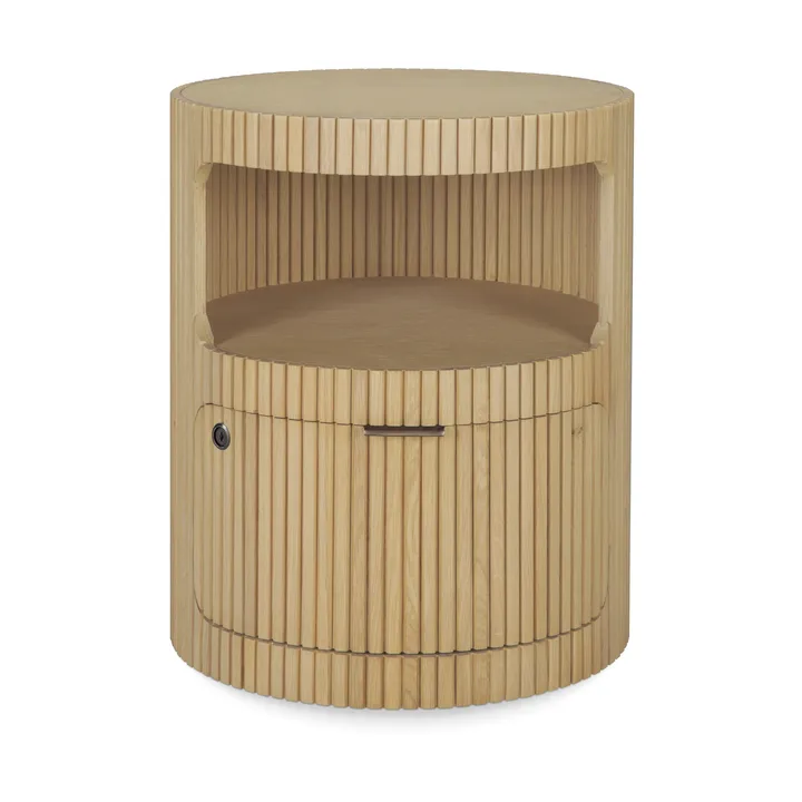 Boomerang hylde med nøglelås - Eg, Ø45 cm - Ethnicraft