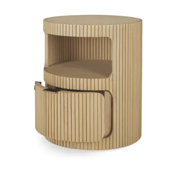 Boomerang hylde med nøglelås - Eg, Ø45 cm - Ethnicraft