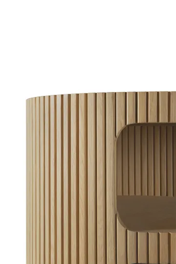 Boomerang hylde med nøglelås - Eg, Ø45 cm - Ethnicraft