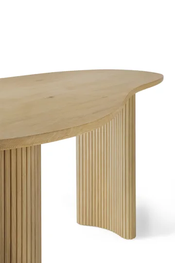 Boomerang skrivebord - Lakeret eg, 160×83×76 cm - Ethnicraft