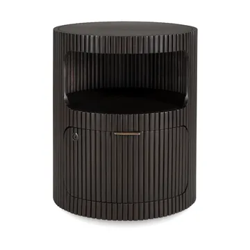 Boomerang skuffemodul - Dark brown mahogny, Ø45 cm - Ethnicraft