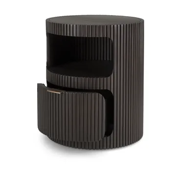 Boomerang skuffemodul - Dark brown mahogny, Ø45 cm - Ethnicraft