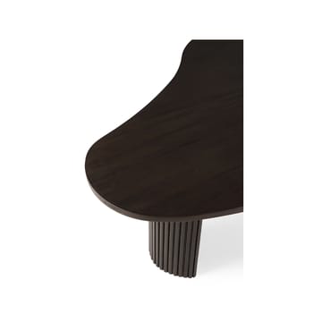 Boomerang sofabord - Mahogny dark brown 125x75 cm - Ethnicraft