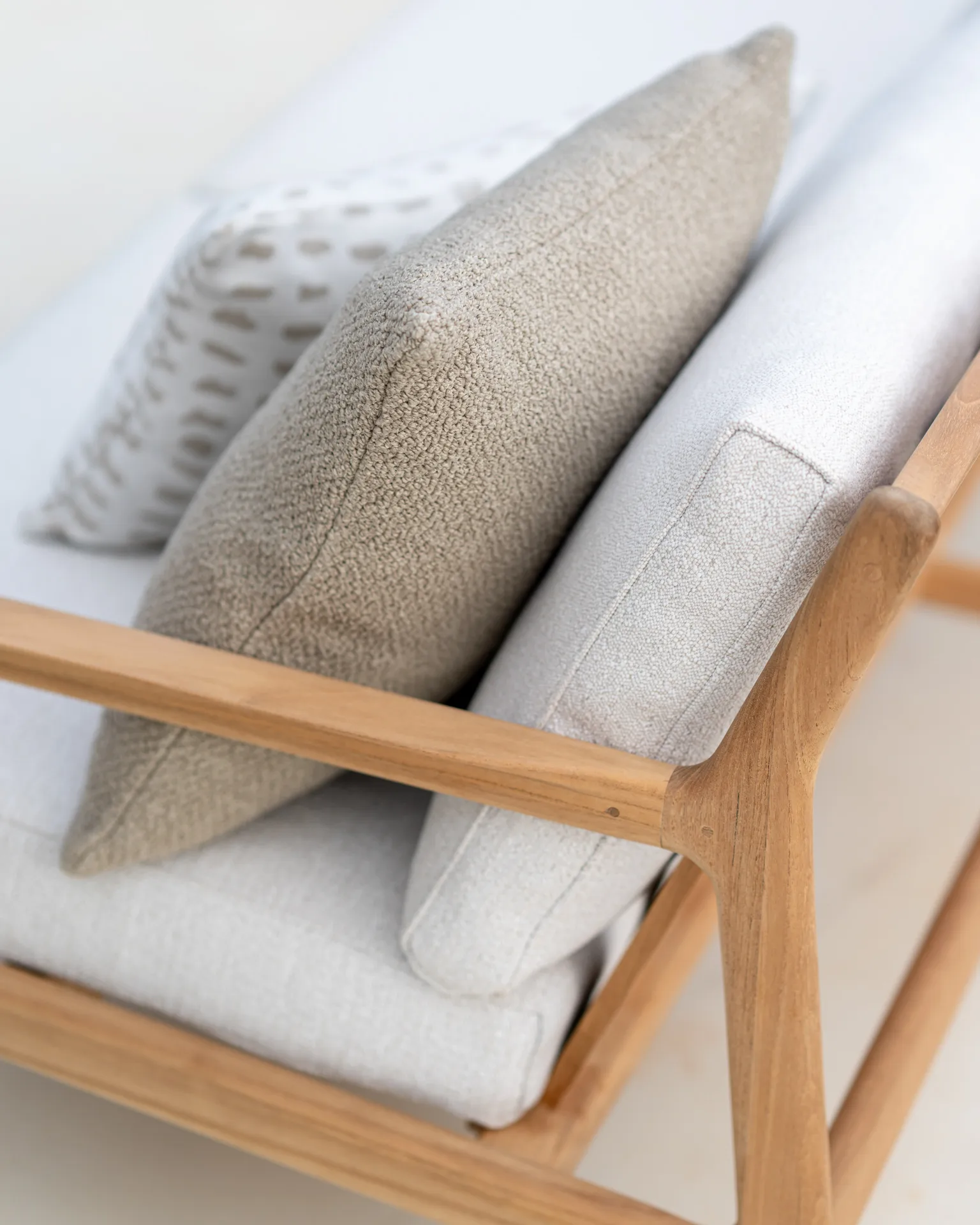 Boucle outdoor pude 50x50 cm, Oat Ethnicraft