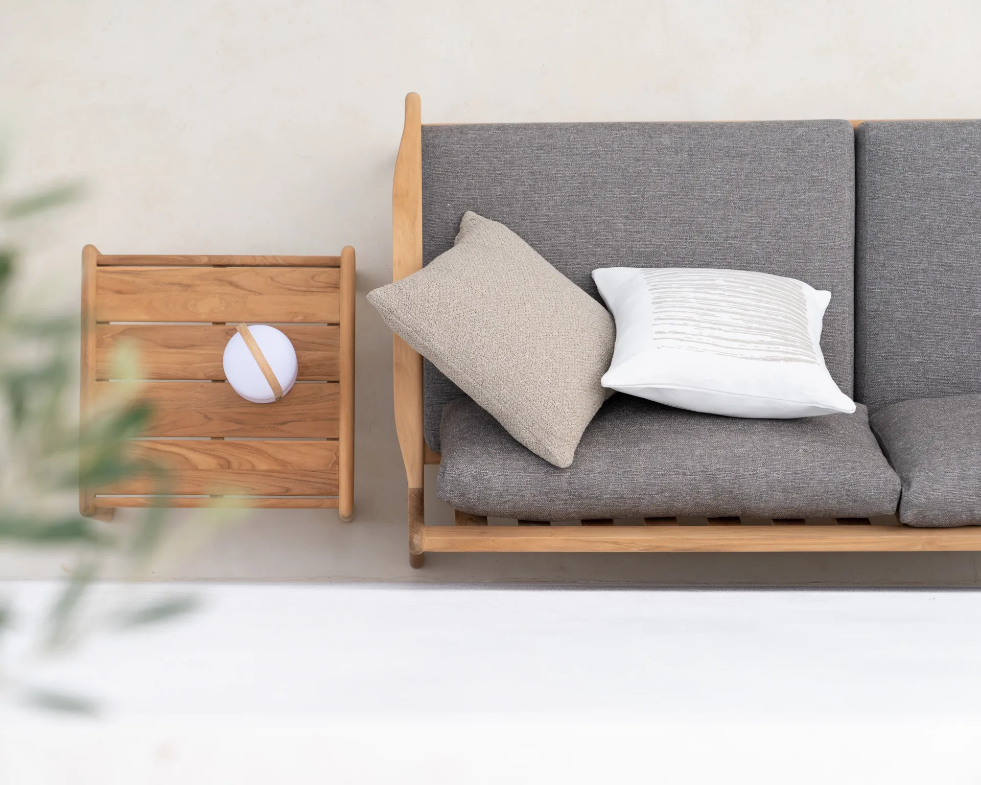 Boucle outdoor pude 50x50 cm, Oat Ethnicraft