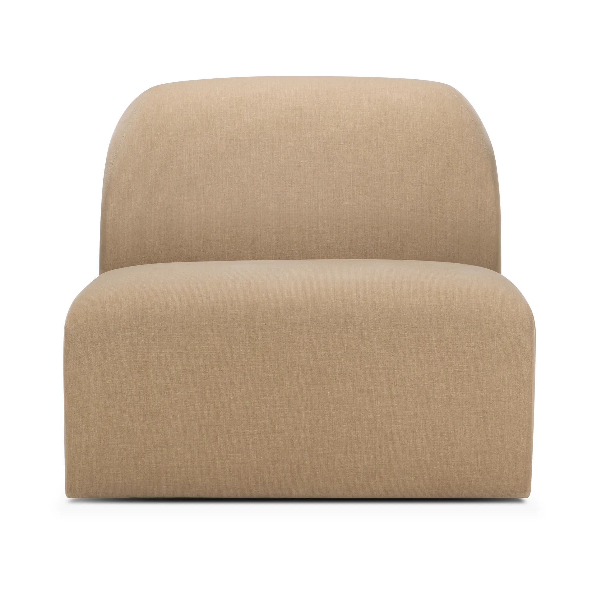 Bulky modulsofa 1-sæde midtermodul, Light sepia Ethnicraft