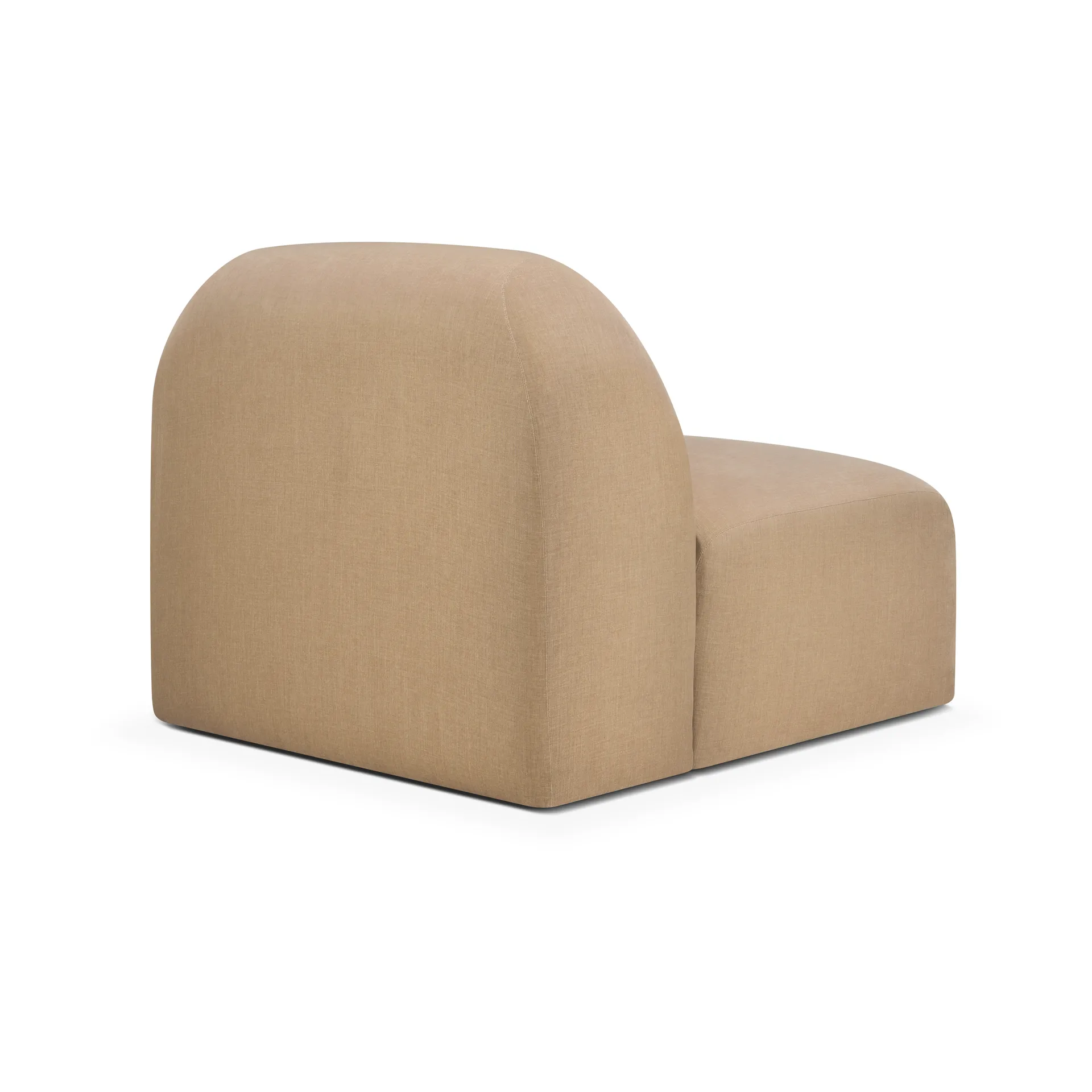 Bulky modulsofa 1-sæde midtermodul, Light sepia Ethnicraft