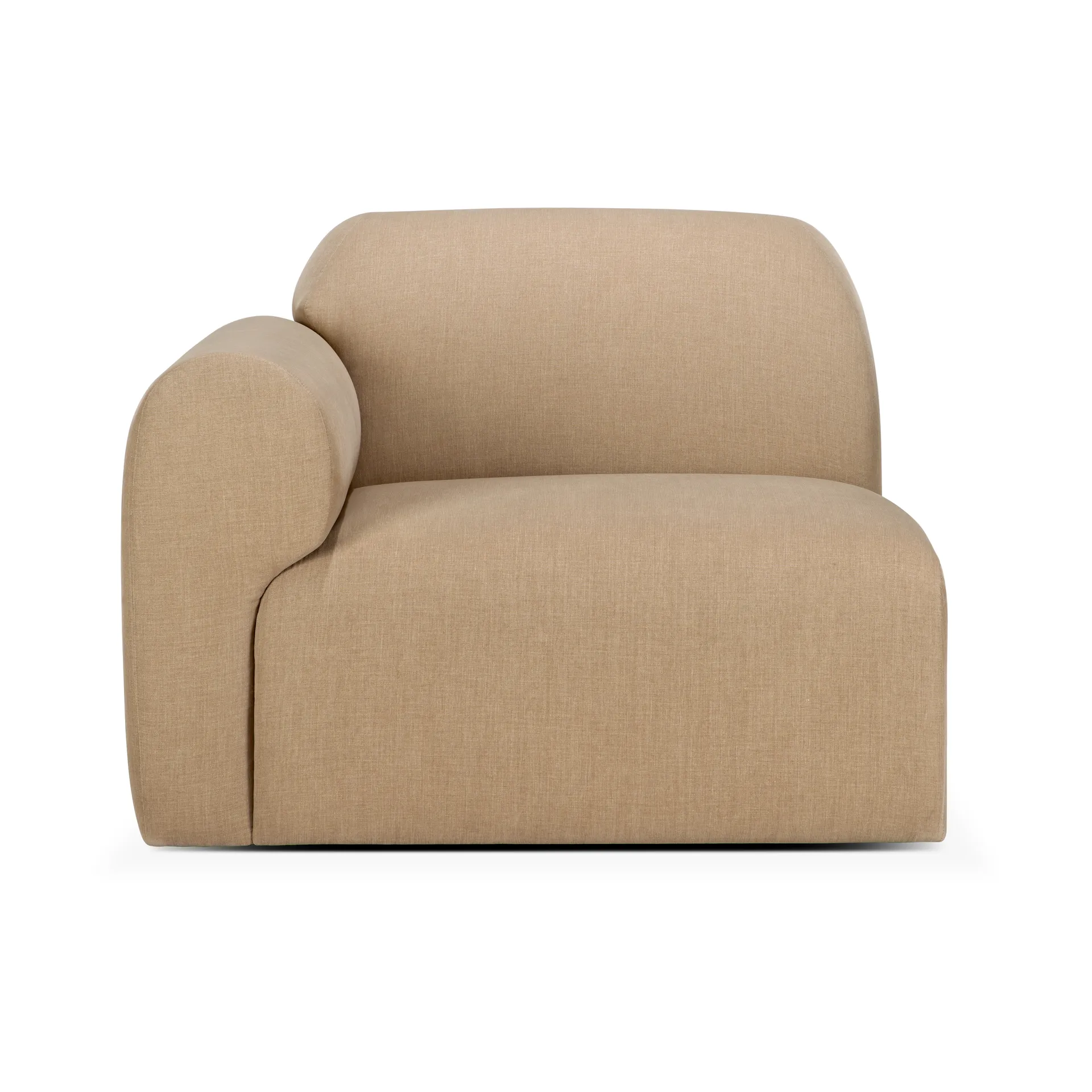 Bulky modulsofa afslutning armlæn højre, Light sepia Ethnicraft