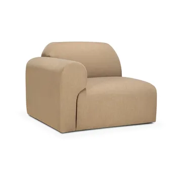 Bulky modulsofa afslutning armlæn højre - Light sepia - Ethnicraft