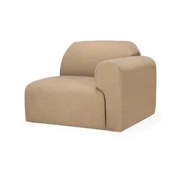 Bulky modulsofa afslutning armlæn venstre - Light sepia - Ethnicraft