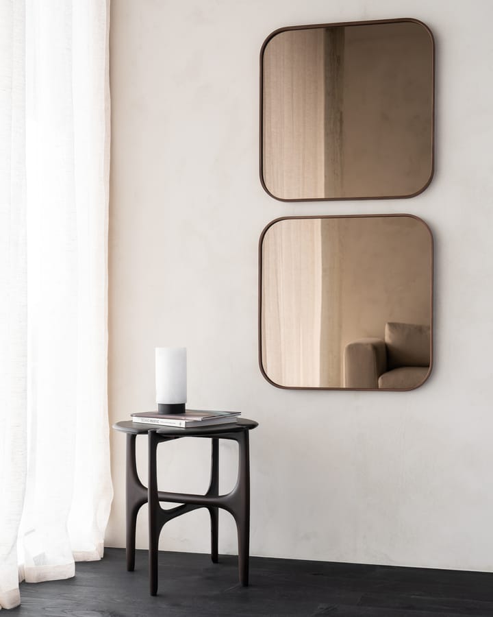 Camber vægspejl 60x60 cm, Bronze-wooden frame Ethnicraft