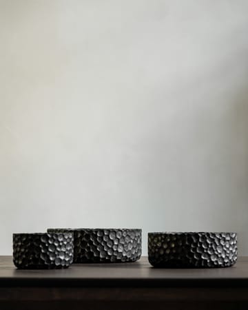 Chopped bowls 3-pak - Lakeret mahogni - Ethnicraft