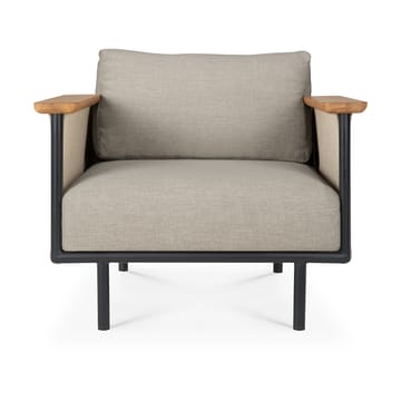 Corbey Outdoor loungestol med hynde - Aluminium black-Oyster - Ethnicraft