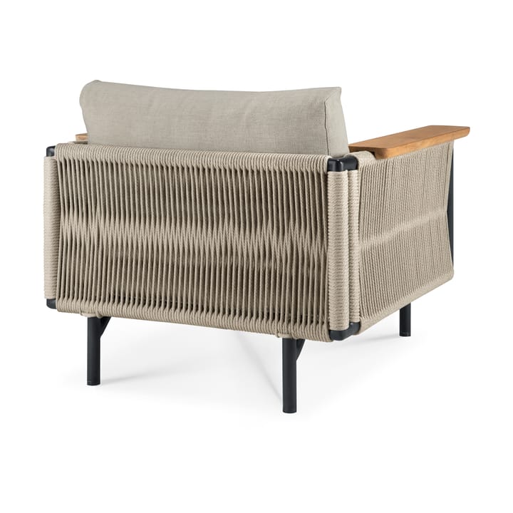 Corbey Outdoor loungestol med hynde, Aluminium black-Oyster Ethnicraft