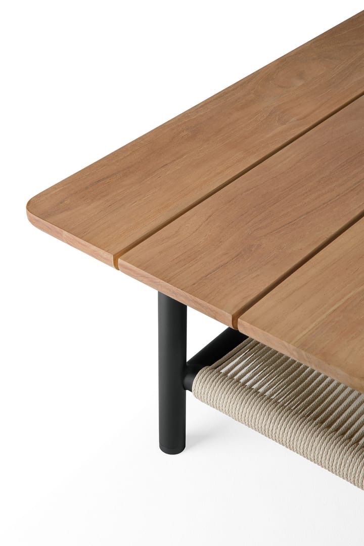 Corbey Outdoor sofabord, 80 cm, teak-aluminium black Ethnicraft