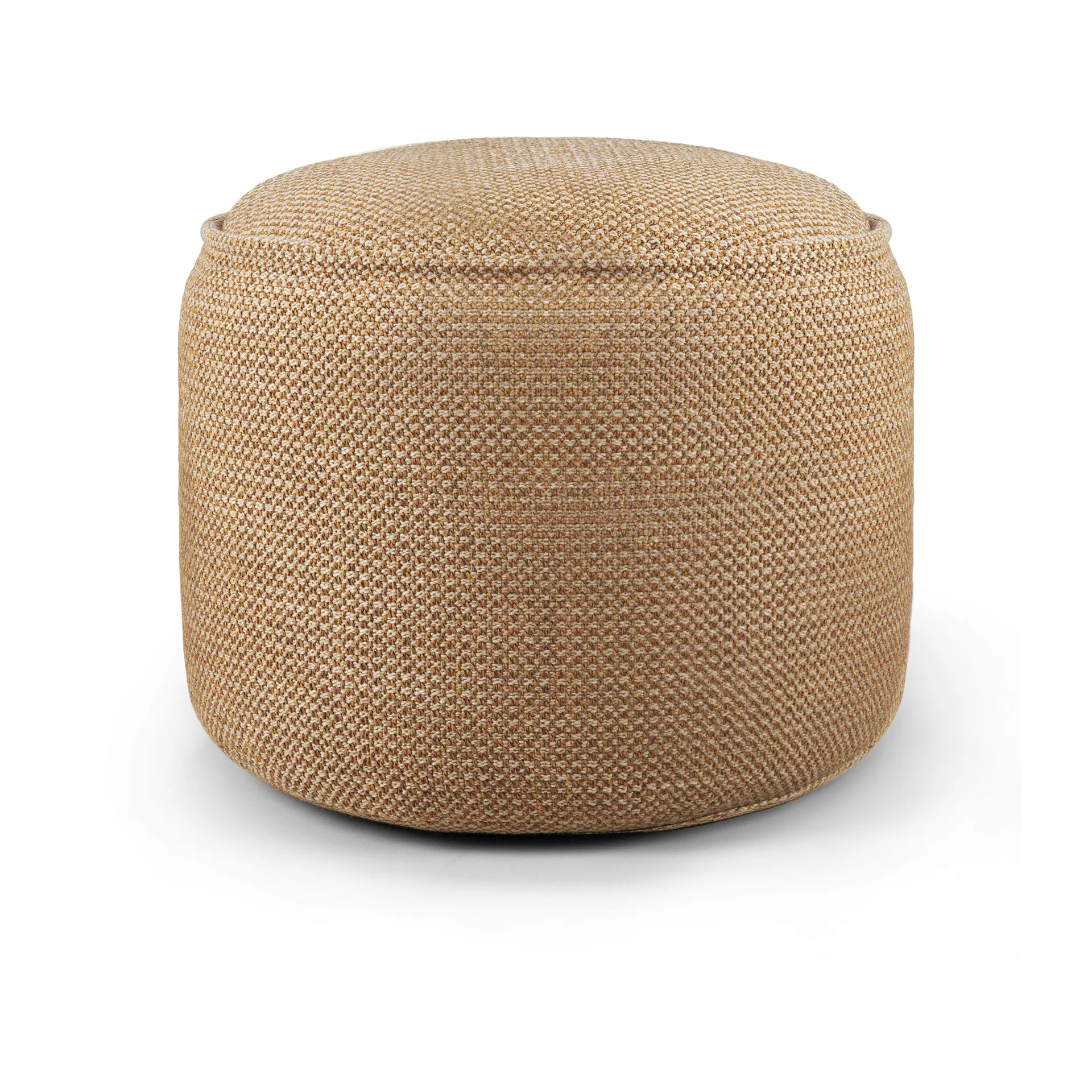 Donut outdoor pouf sidepuf, Marsala check Ethnicraft