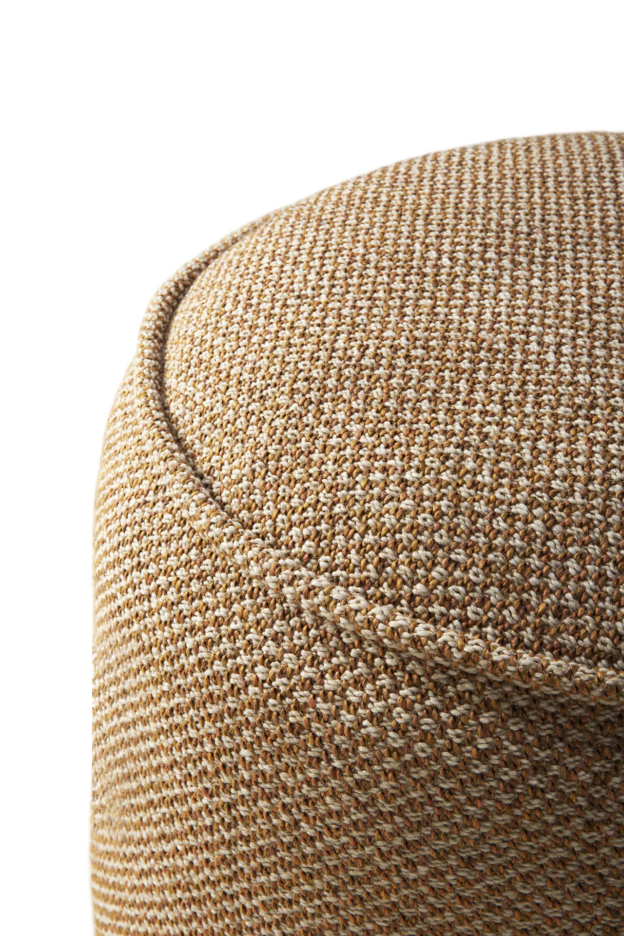 Donut outdoor pouf sidepuf, Marsala check Ethnicraft