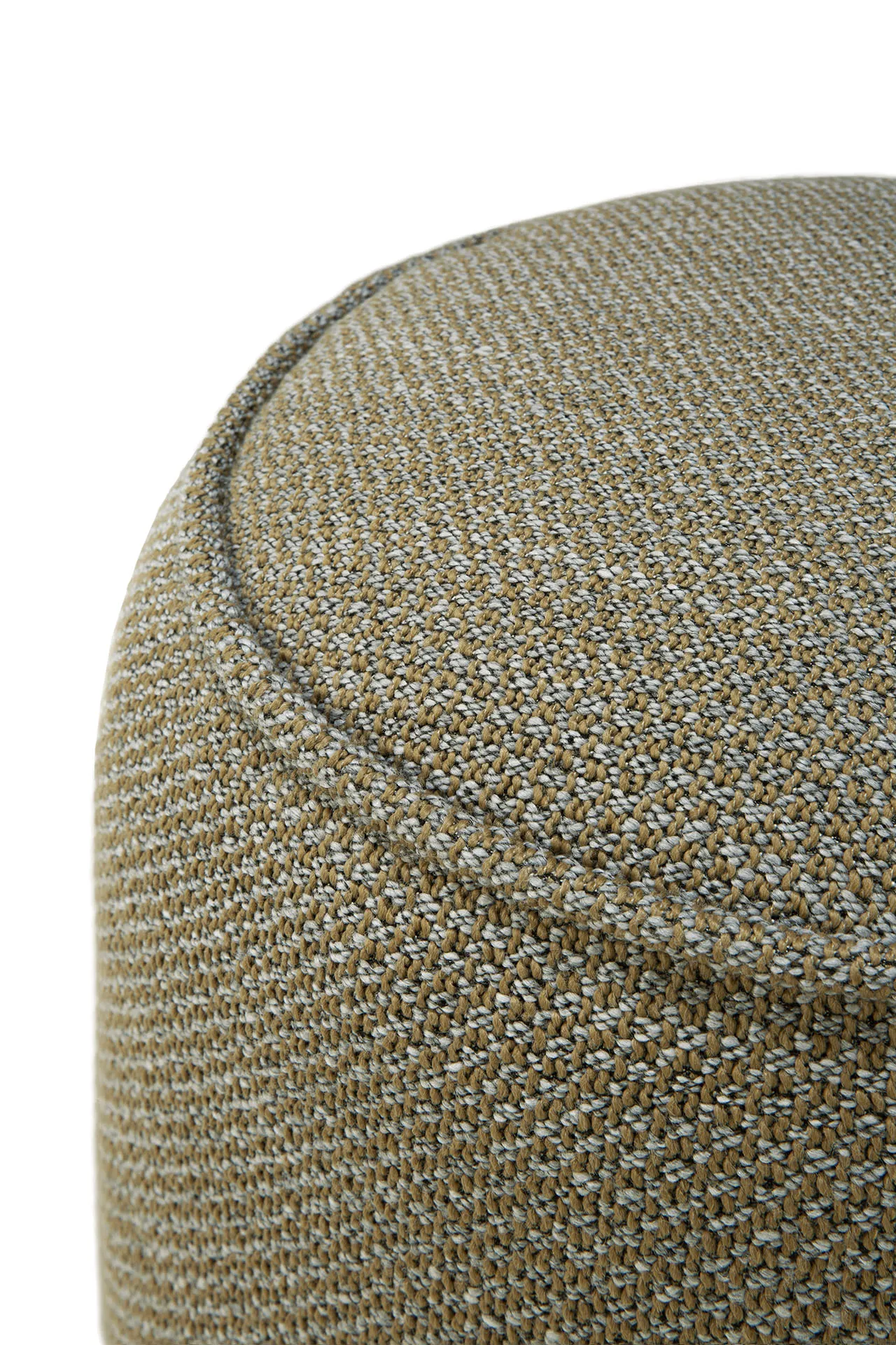 Donut outdoor pouf sidepuf, Mocha check Ethnicraft