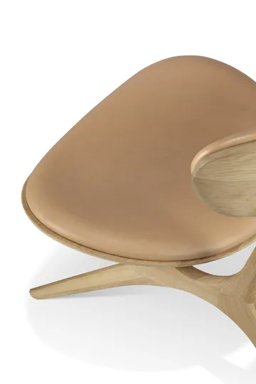 Eye loungelænestol - Lakeret eg-læder Sienna - Ethnicraft