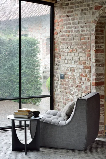 Geometric sidebord - Sort eg Ø51 cm - Ethnicraft