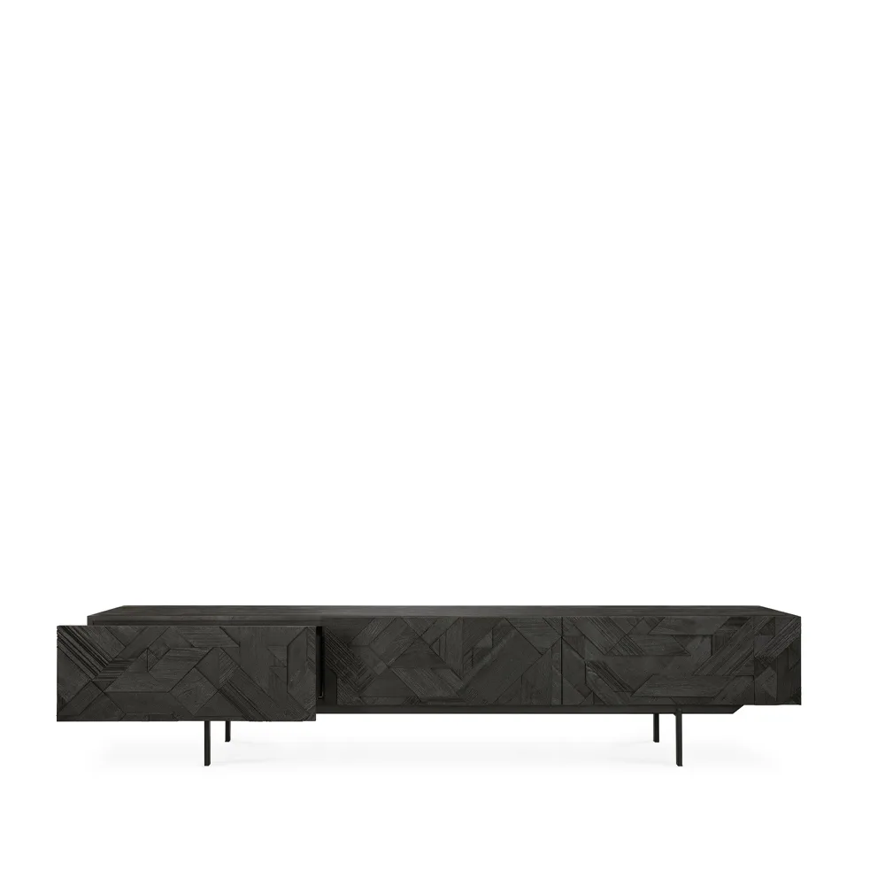 Graphic TV-bord, Black 242 cm Ethnicraft