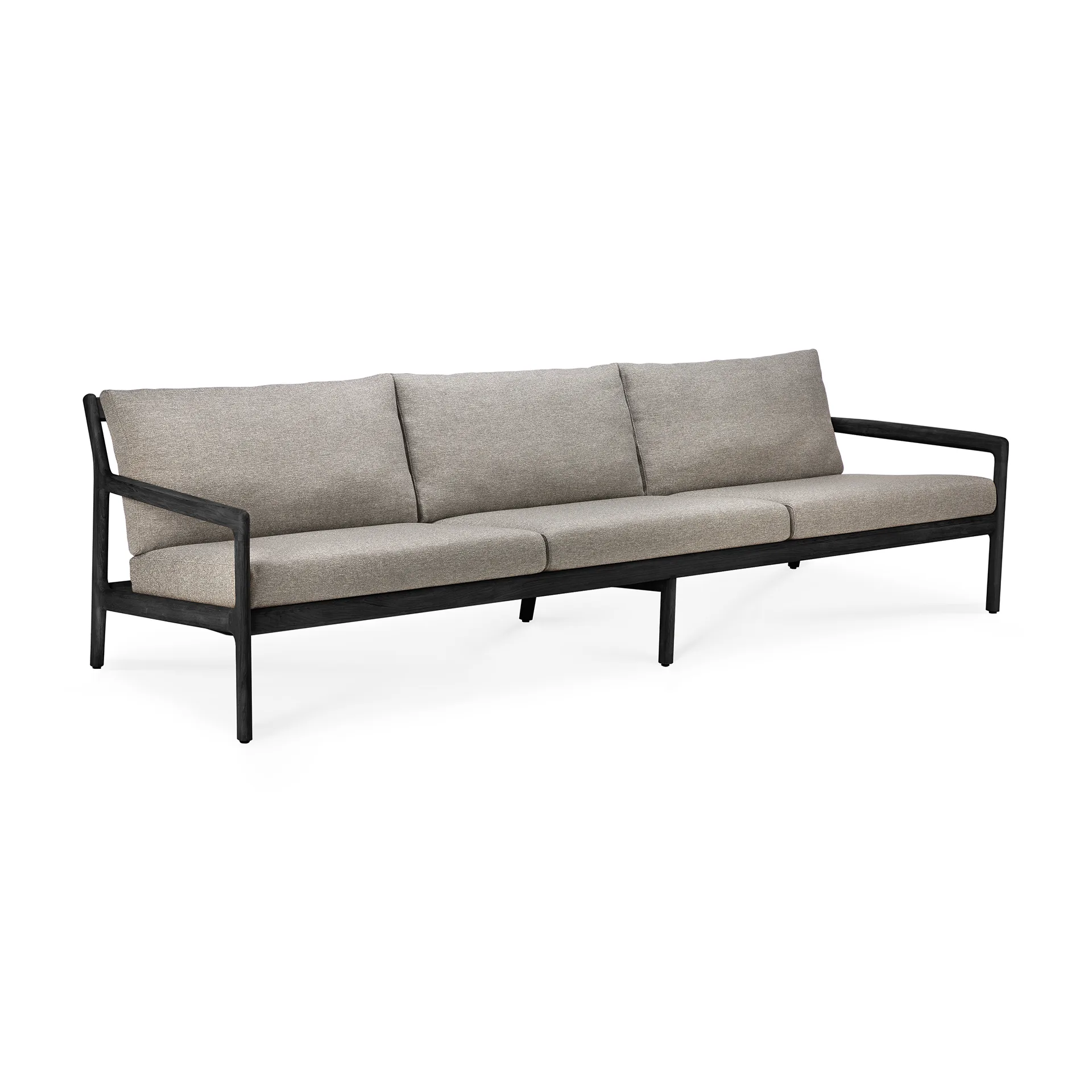 Jack outdoor 3-pers. sofa sortbejdset teak, Mocha Ethnicraft