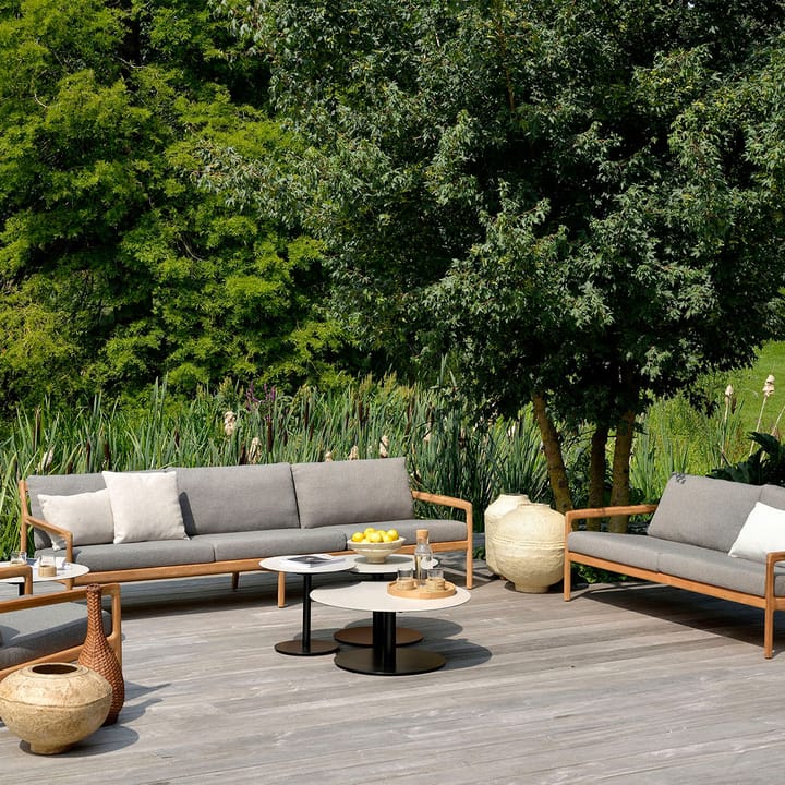 Jack outdoor 3 pers. sofa teak, Mocha Ethnicraft