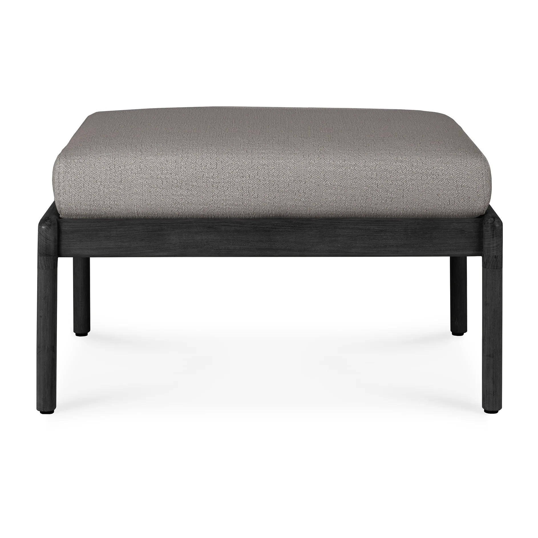 Jack outdoor fodskammel sortbejdset teak, Mocha Ethnicraft