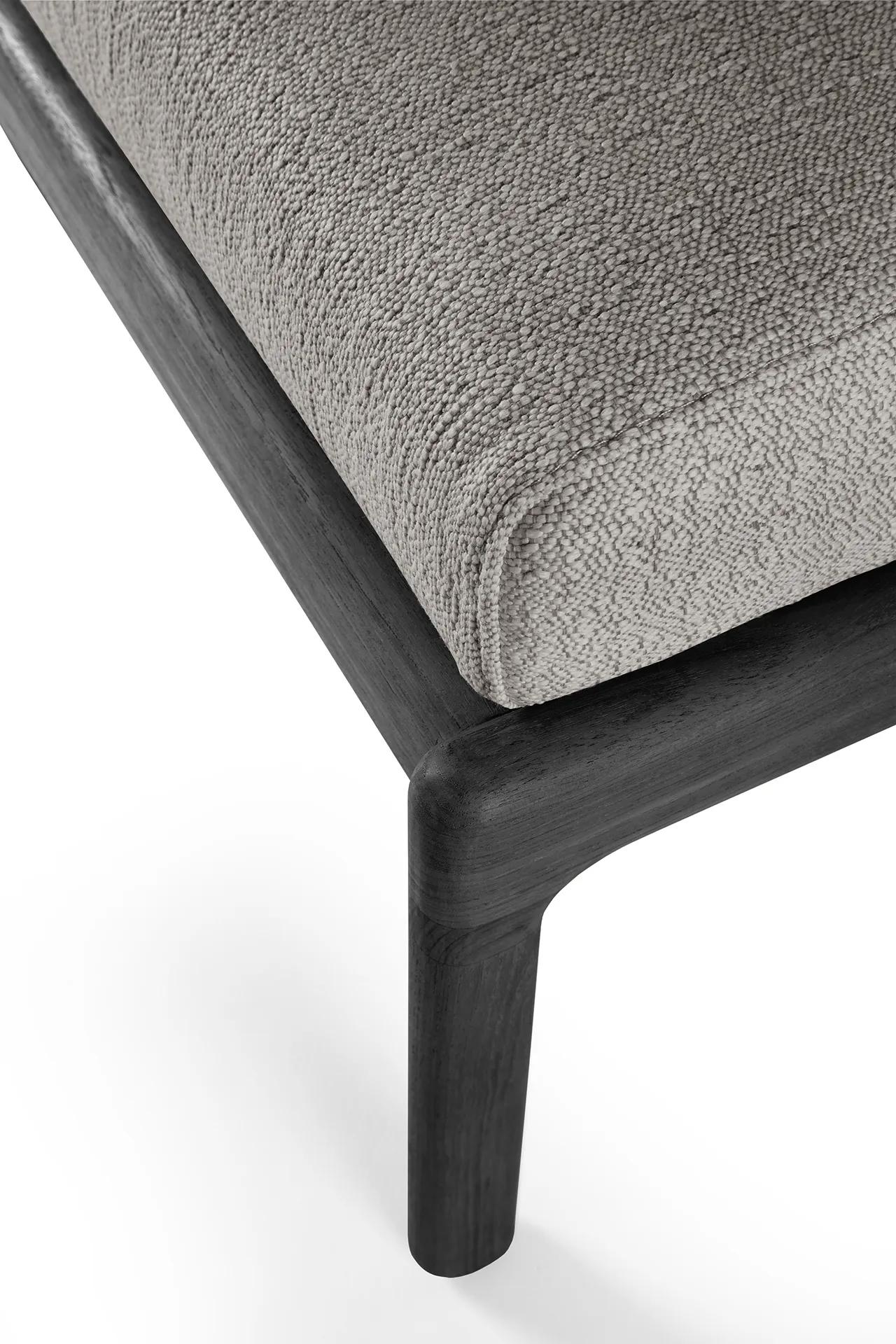 Jack outdoor fodskammel sortbejdset teak, Mocha Ethnicraft