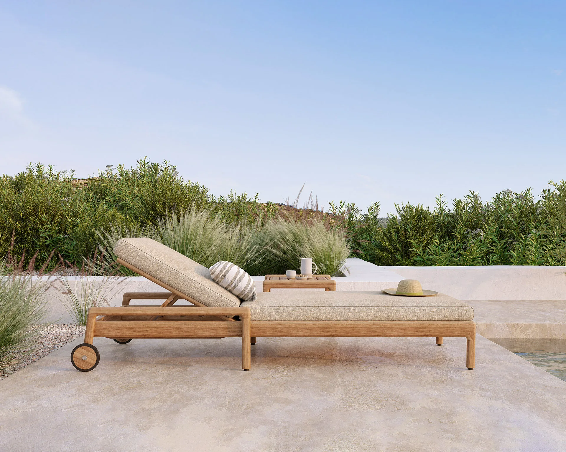 Jack outdoor hynde til solseng, Natural Ethnicraft