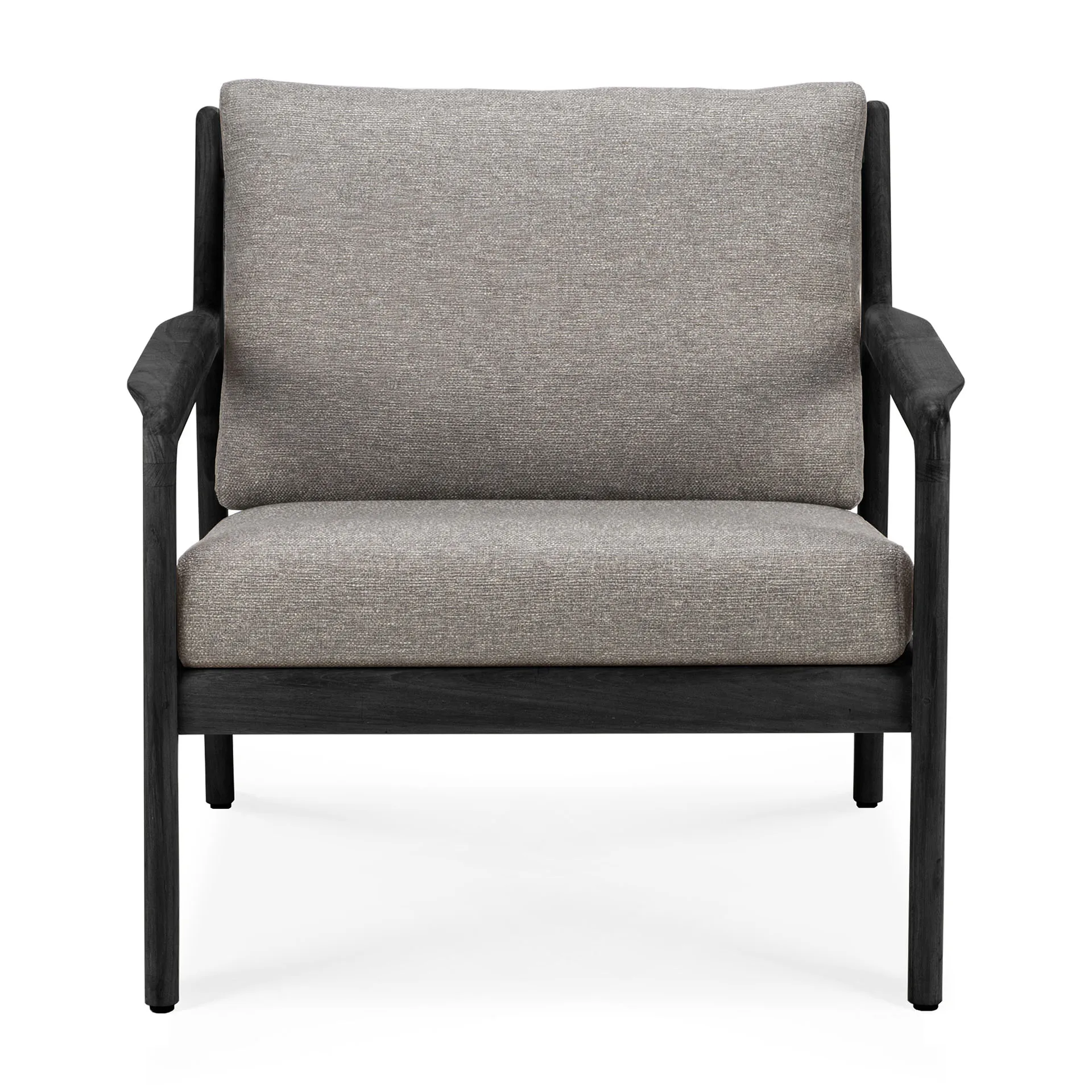 Jack outdoor loungelænestol sortbejdset teak, Mocha Ethnicraft