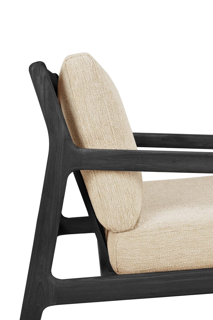 Jack outdoor loungelænestol sortbejdset teak, Natural Ethnicraft