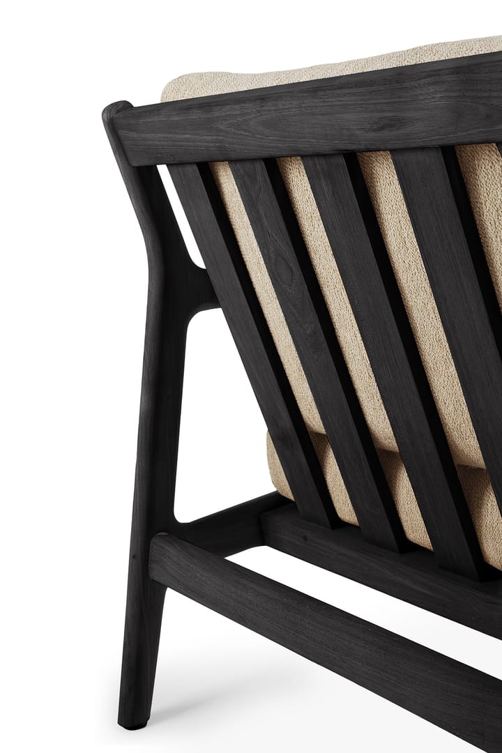 Jack outdoor loungelænestol sortbejdset teak, Natural Ethnicraft