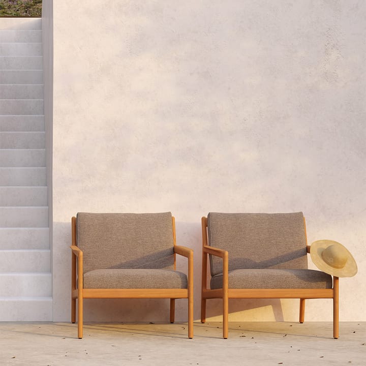 Jack outdoor loungelænestol teak, Mocha Ethnicraft