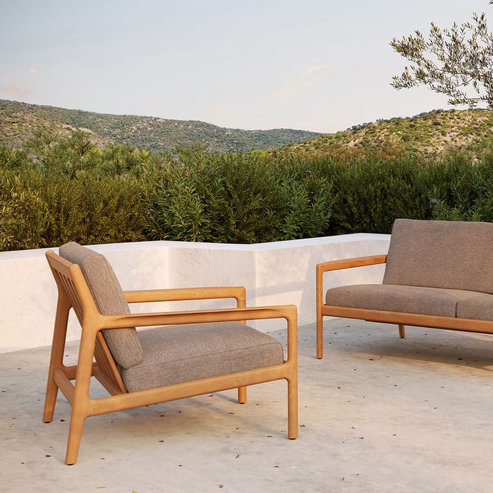 Jack outdoor loungelænestol teak, Mocha Ethnicraft