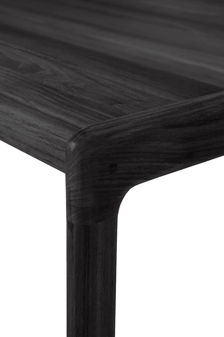 Jack outdoor sidebord sortbejdset teak, 54x54 cm Ethnicraft