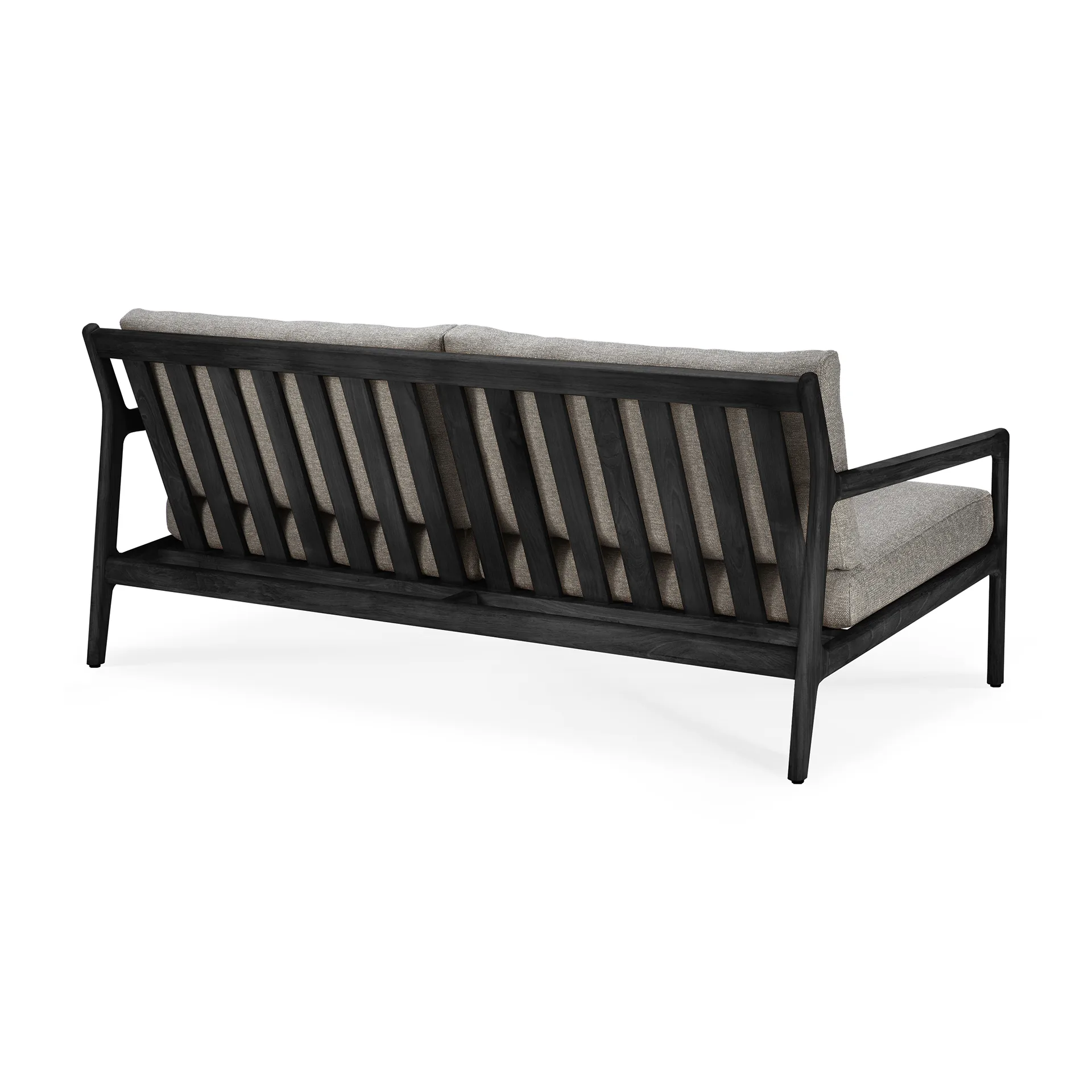 Jack outdoor sofa 2-pers. sortbejdset teak, Mocha Ethnicraft