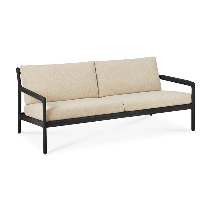 Jack outdoor sofa 2-pers. sortbejdset teak, Natural Ethnicraft
