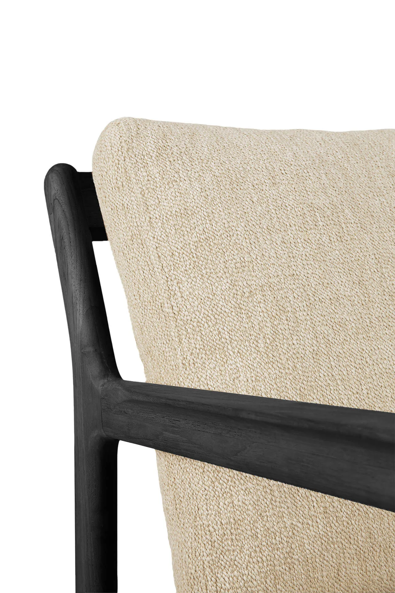 Jack outdoor sofa 2-pers. sortbejdset teak, Natural Ethnicraft